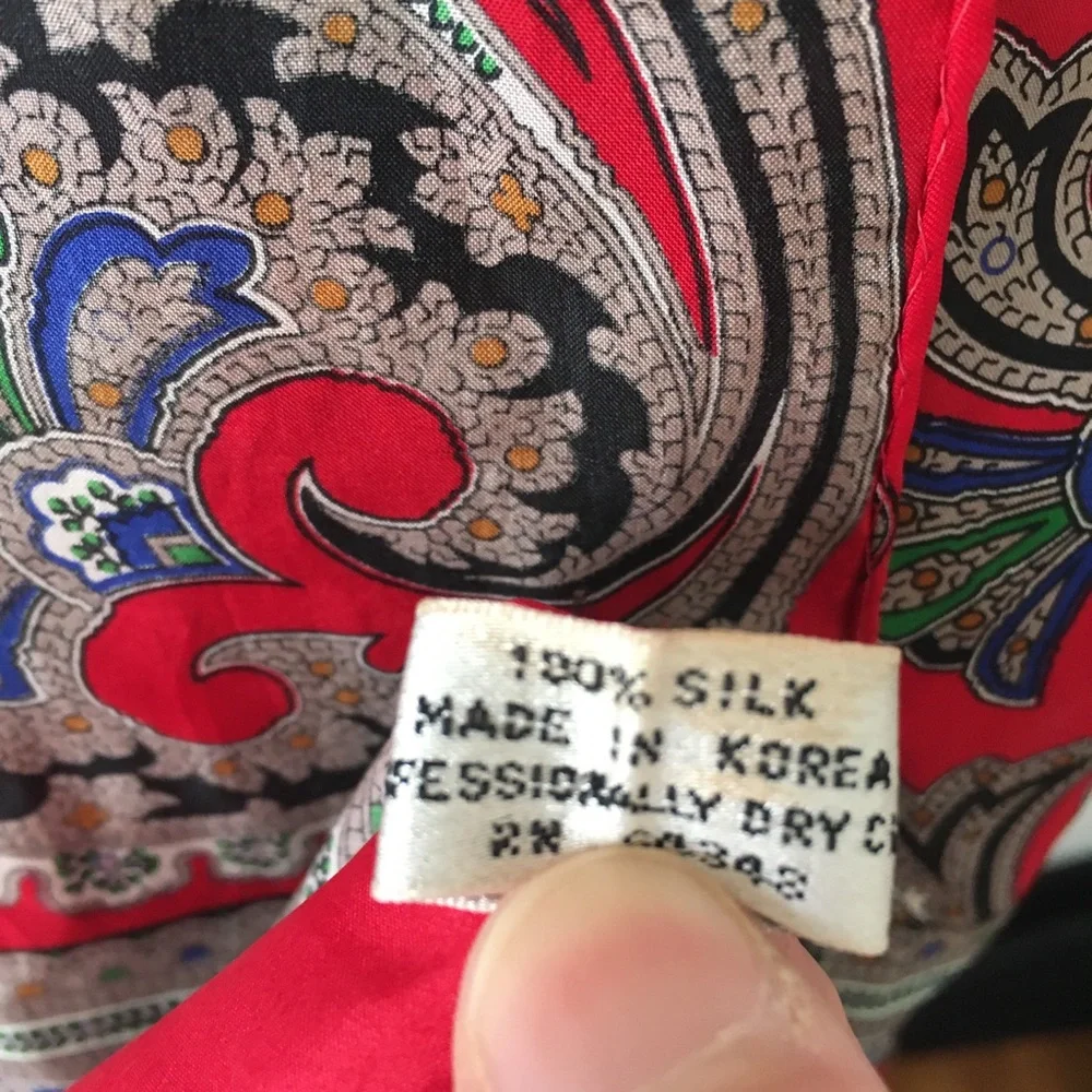 N/A 100% silk